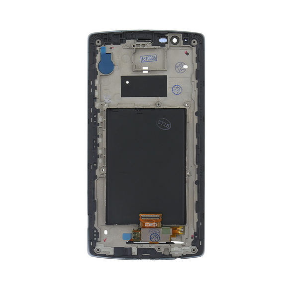 LCD Display + Touch Unit + Front Cover för LG G4 - Svart