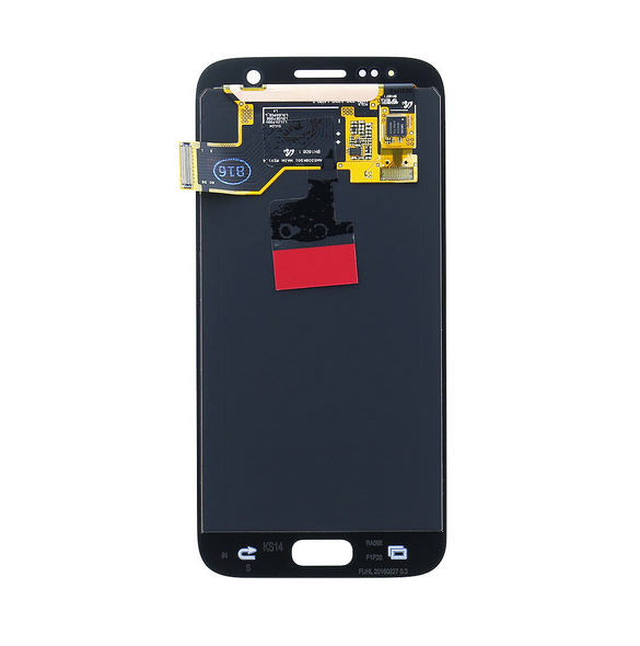 LCD-skärm + Touch Unit Samsung Galaxy S7 - Guld (Service Pack)