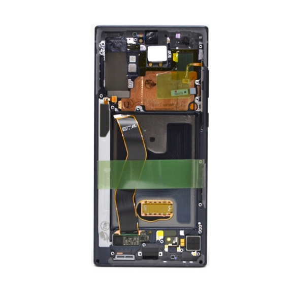 LCD-skärm + Touch Unit Samsung Galaxy Note 10 Plus - Svart (Service Pack)