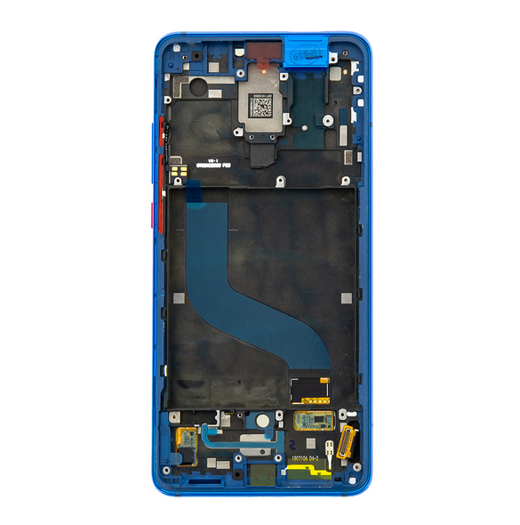 LCD-skärm + pekdon + framskal till Xiaomi Mi 9T - Blå