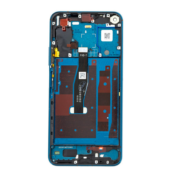 LCD-skärm + pekdon + frontskal Huawei Honor 20 Pro - Blå