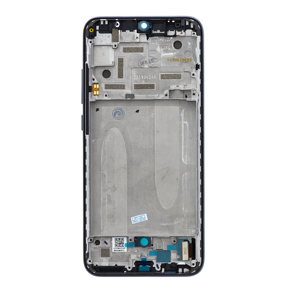 LCD-skärm + pekdon + frontlucka till Xiaomi Mi A3 - Svart
