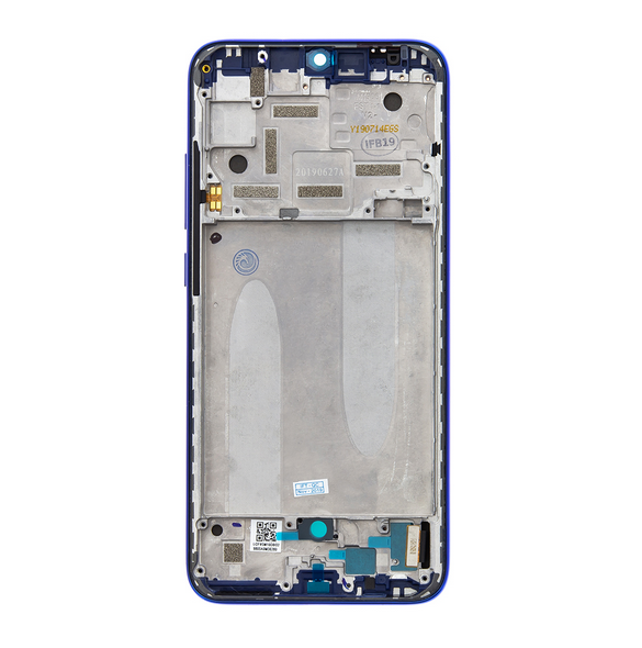 LCD-skärm + pekdon + frontlucka till Xiaomi Mi A3 - Blå
