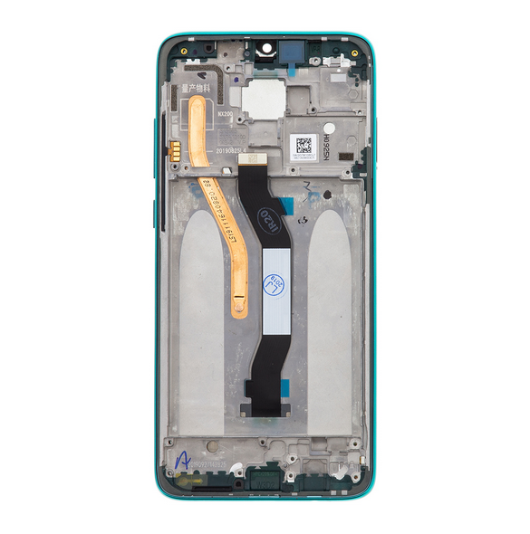 LCD-skärm + pekdon + framskal till Xiaomi Redmi Note 8 Pro - Grön