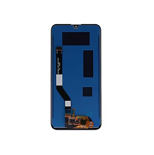 LCD-skärm + pekdon + framskal Huawei Y7 2019 - Svart (Servicepaket)
