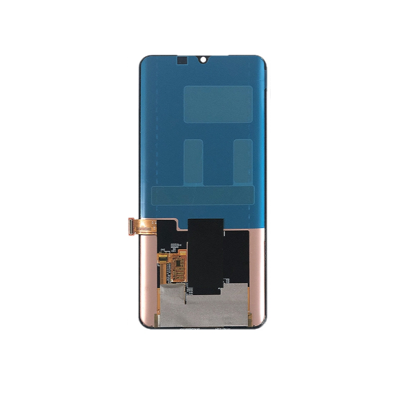 LCD-skärm + pekdon + frontskydd till Xiaomi Mi Note 10 - Grön