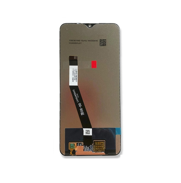 LCD-skärm + pekdon + frontlucka Xiaomi Redmi 9 - Kolgrå