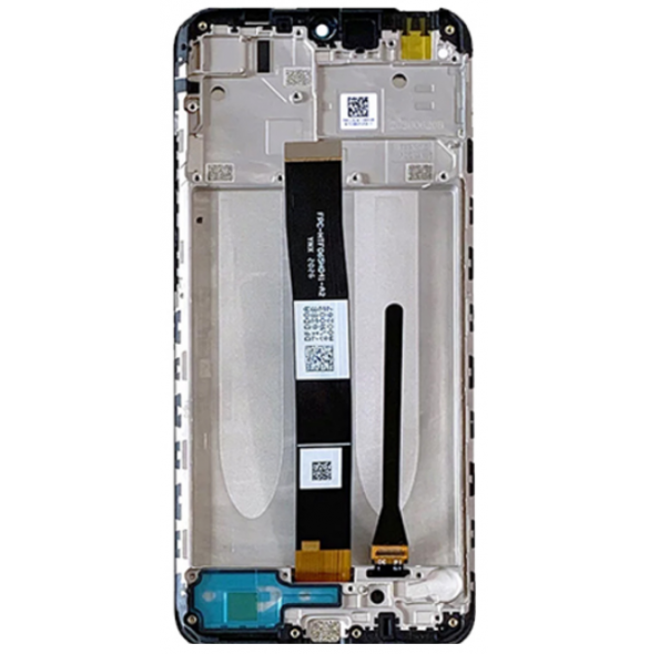 LCD-skärm + pekdon + frontlucka Xiaomi Redmi 9A - Granitgrå