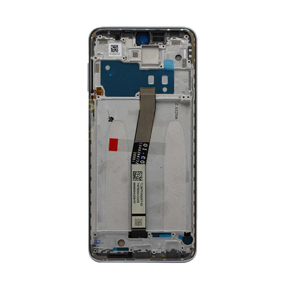 LCD-skärm + pekdon + frontlucka till Xiaomi Redmi Note 9 Pro - Tropisk grön