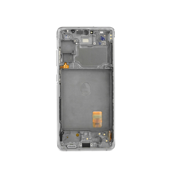 LCD-skärm + Touch-enhet Samsung Galaxy S20 FE - Molnvit (Service Pack)