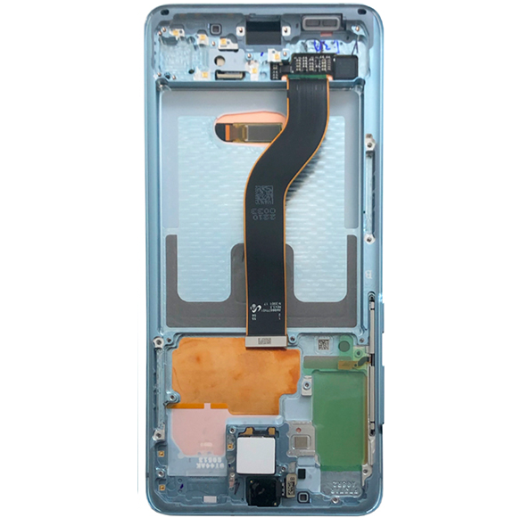 LCD-display + Touch Unit Samsung Galaxy S20 Plus - Aura blå (Service Pack)