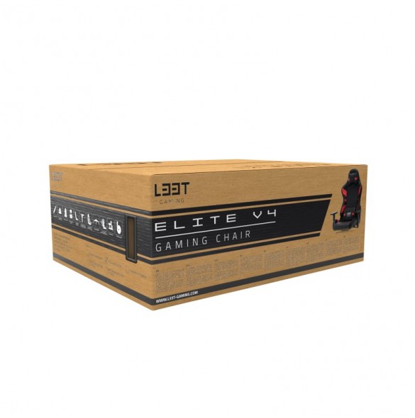 L33T-Gaming Elite V4 Gamingstol - Röd
