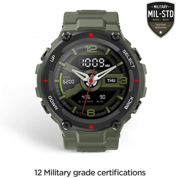 Xiaomi Amazfit T-Rex Outdoor SmartWatch - Army Green