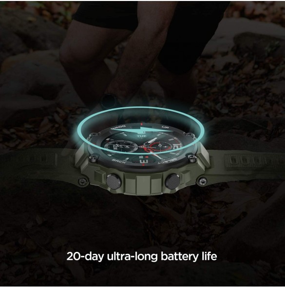 Xiaomi Amazfit T-Rex Outdoor SmartWatch - Army Green