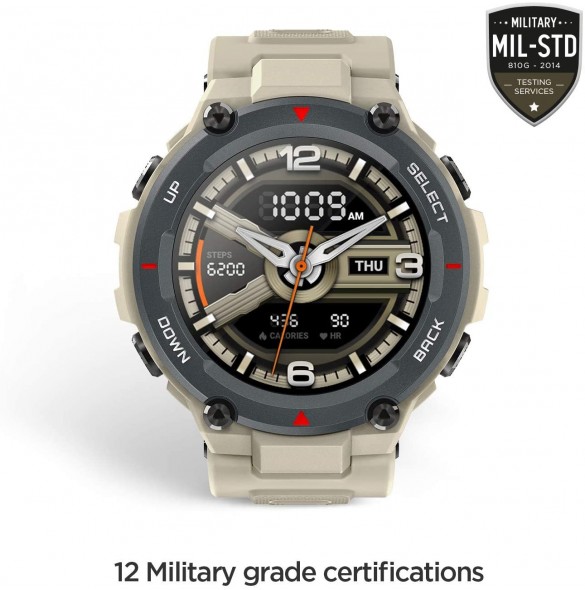 Xiaomi Amazfit T-Rex Outdoor SmartWatch - Rock Khaki