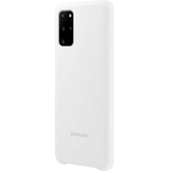 Samsung EF-PG985TWE Silikon Skal till Samsung Galaxy S20 Plus - Vit