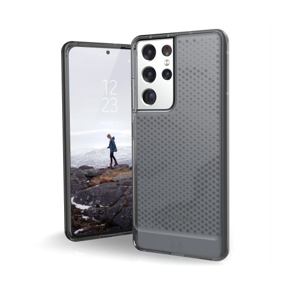 Samsung Galaxy S21 Ultra skyddas av detta fantastiska skal.