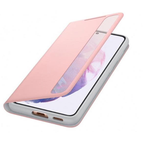 Rosa och mycket praktiskt omslag från Samsung.