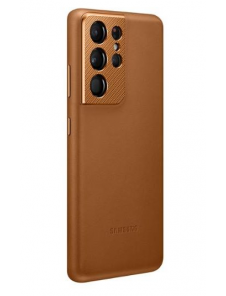 Brunt och mycket snyggt fodral Samsung Galaxy S21 Ultra.