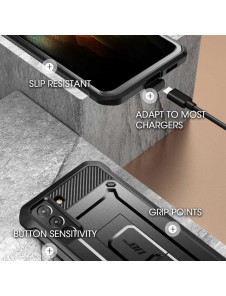 Samsung Galaxy S21 Plus och väldigt snyggt skydd från Supcase.