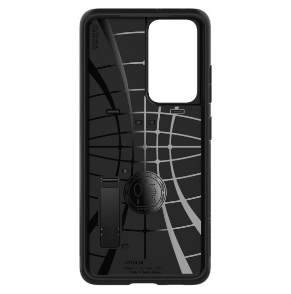 Svart och väldigt snyggt skal Samsung Galaxy S21 Ultra.
