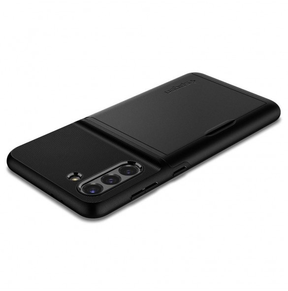 Samsung Galaxy S21 Plus skyddas av detta fantastiska skal.