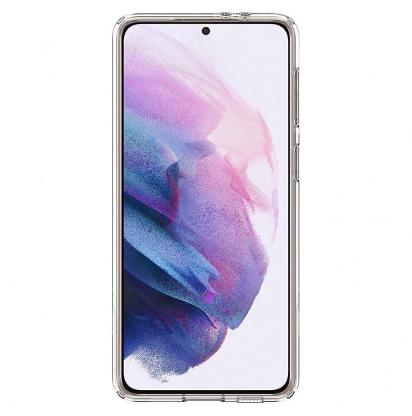 Kristallklart och mycket snyggt skal Samsung Galaxy S21 Plus.