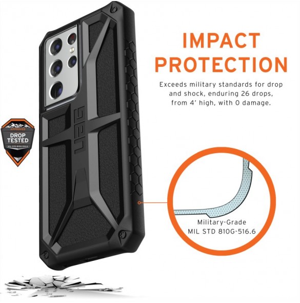 UAG Monarch Skal Samsung Galaxy S21 Ultra - Svart