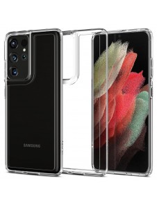 Med detta omslag kommer du att vara lugn för Samsung Galaxy S21 Ultra och väldigt snyggt skydd från Spigen.
