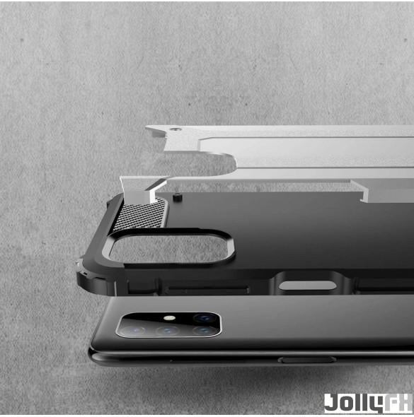 Gyllene och mycket snyggt skal Samsung Galaxy M51.