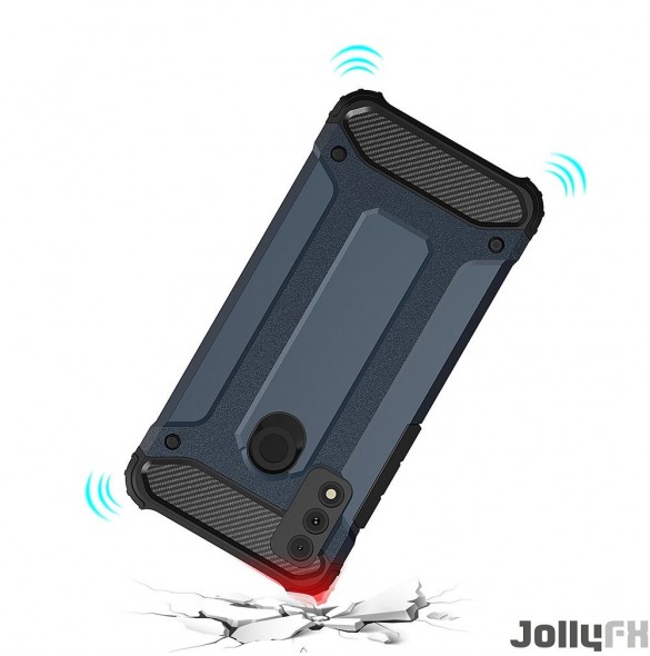 Din telefon skyddas av detta skydd från JollyFX.