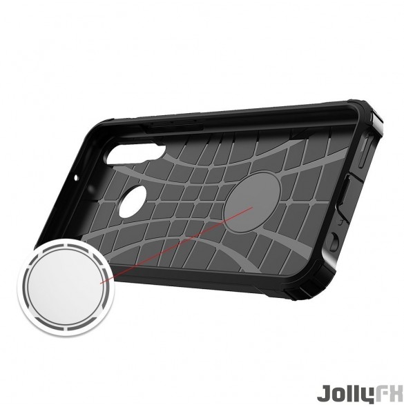 Din telefon skyddas av detta skydd från JollyFX.