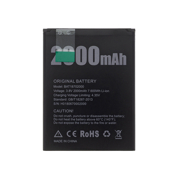 Doogee Batteri 2000mAh pro X50 / X50L (Bulk)