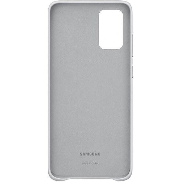 Samsung EF-VG985LSE läderfodral äkta läder väska till Samsung Galaxy S20 Plus - Silver