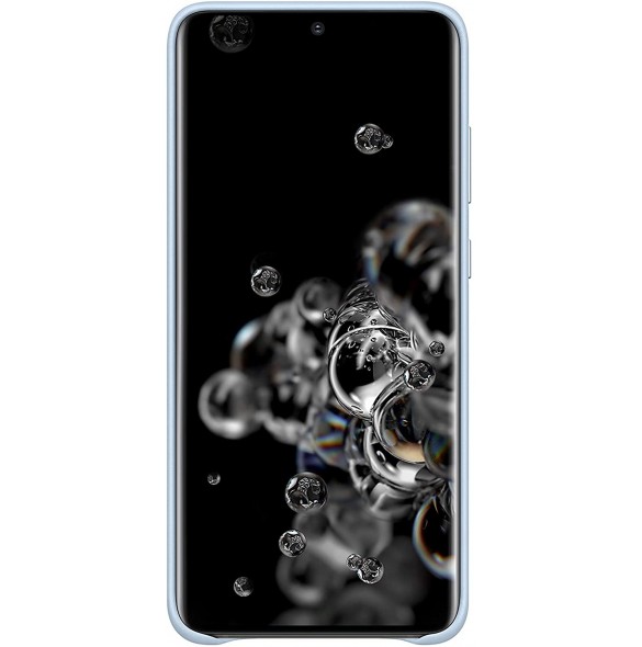 copy of Samsung EF-VG988LLEGEU läderfodral äkta läder väska till Samsung Galaxy S20 Ultra - Blå
