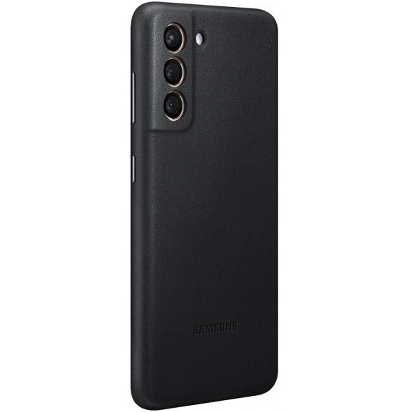 Samsung EF-VG996LBE läderskal äkta läder till Samsung Galaxy S21 Plus - Svart
