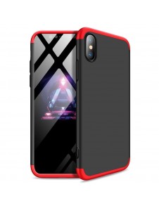Svart-rött och väldigt snyggt skydd till iPhone XR.