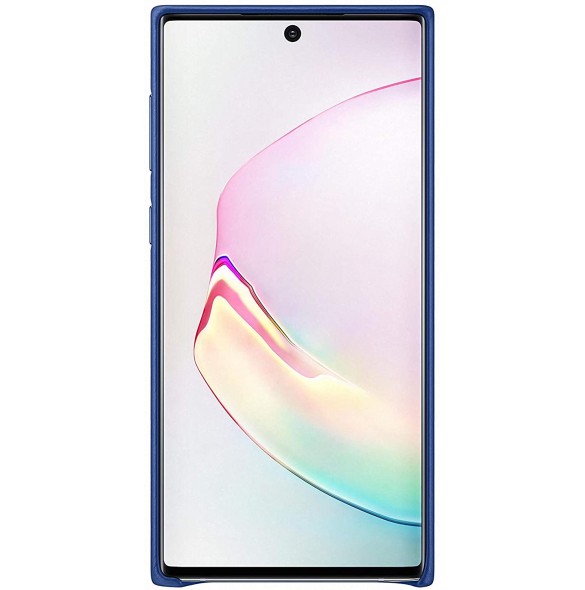 Samsung EF-VN970LLE läderfodral äkta läder väska till Samsung Galaxy Note 10 - Blå