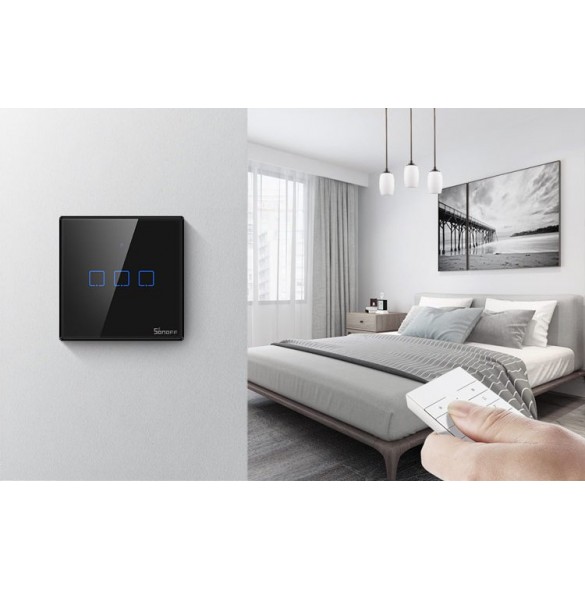 Sonoff T0EU2C-TX touch Wi-Fi wireless wall smart switches - Vit