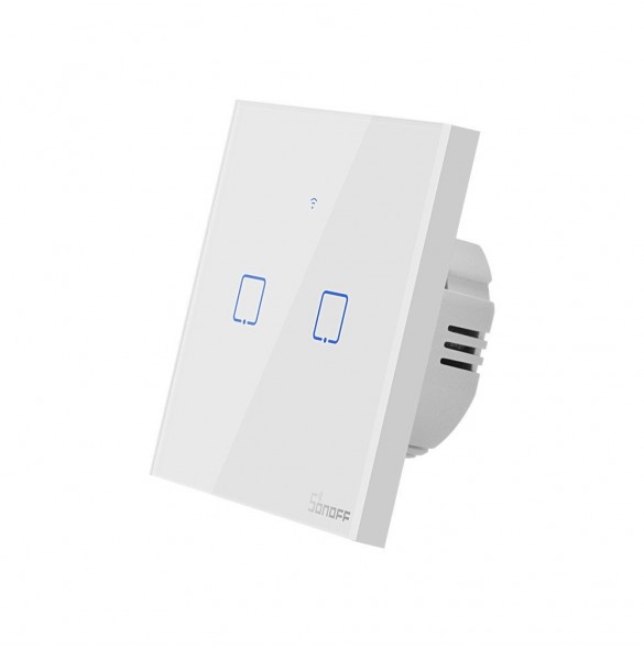Sonoff T0EU2C-TX touch Wi-Fi wireless wall smart switches - Vit