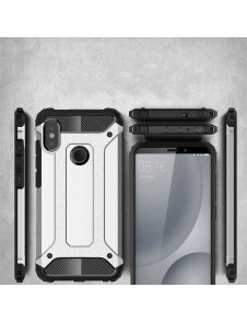 Silver och väldigt snyggt skydd till Xiaomi Mi A2 Lite / Redmi 6 Pro.