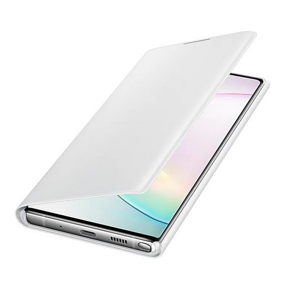 Vitt och mycket praktiskt omslag från Samsung.