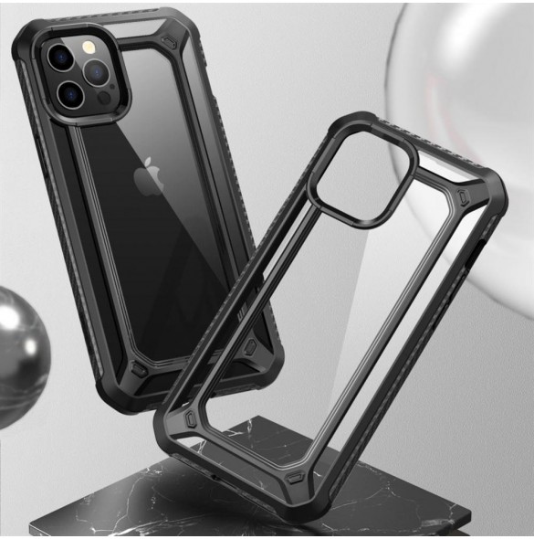 Supcase Exo Pro till iPhone 12 Pro / iPhone 12 - Svart