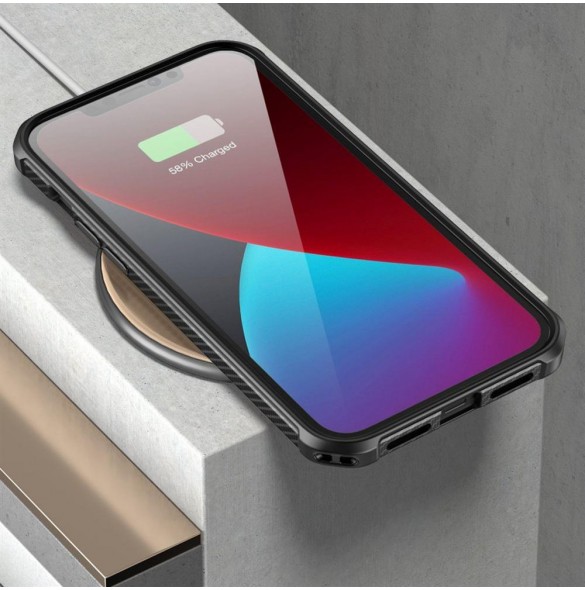 Supcase Exo Pro till iPhone 12 Pro / iPhone 12 - Svart