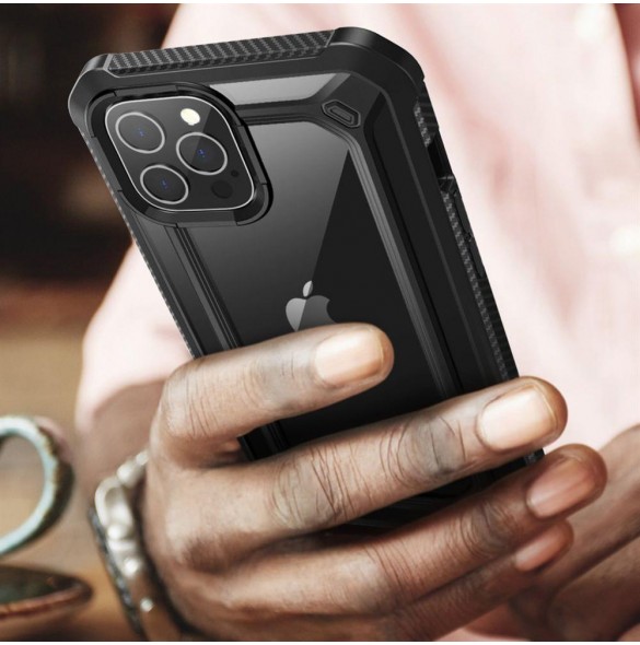 Supcase Exo Pro till iPhone 12 Pro / iPhone 12 - Svart