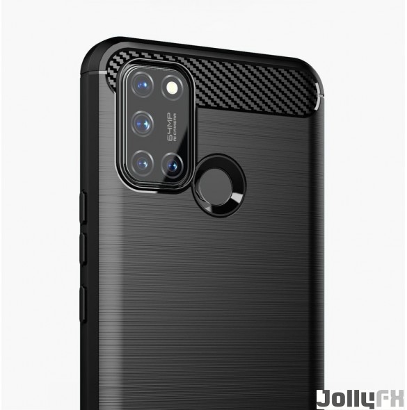Svart och mycket elegant omslag Realme 7i.