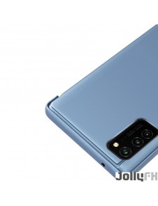 Blå och väldigt snyggt skal Samsung Galaxy A02s.