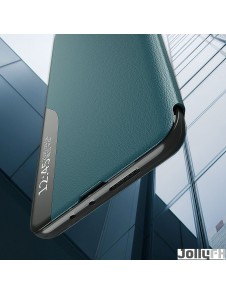 Blå och mycket snyggt skal Samsung Galaxy A52 5G.