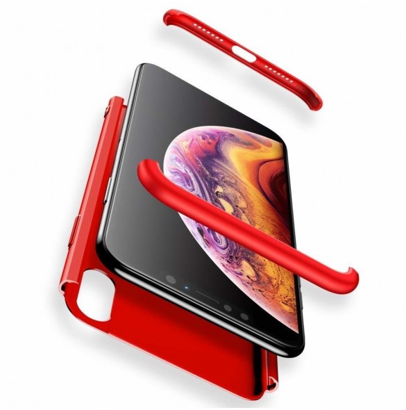 Rött och väldigt snyggt skydd till iPhone XR.