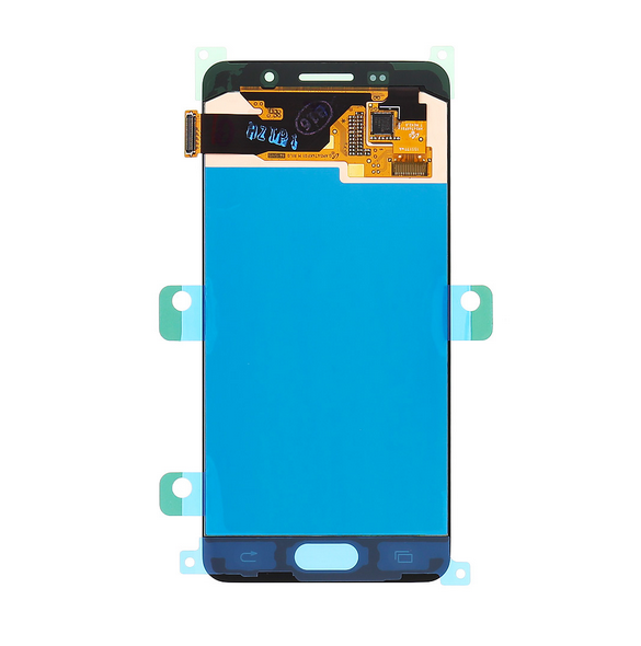 LCD-skärm + Touch Unit Samsung Galaxy A3 2016 - Svart (Service Pack)
